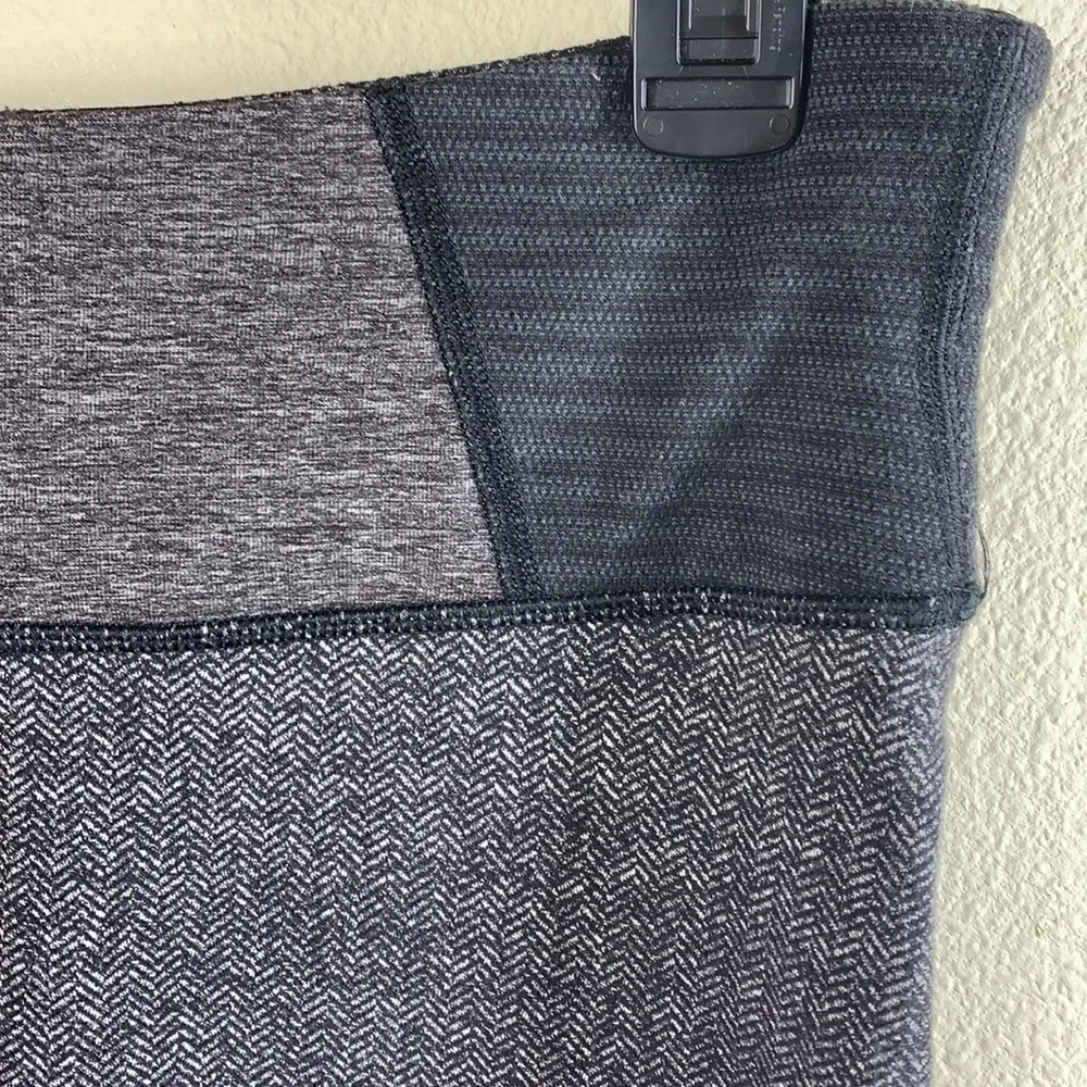 Lululemon Wunder Under Crop III Herringbone 6